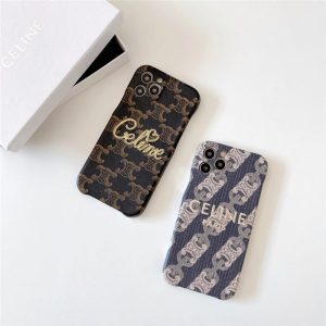Alternative view of セリーヌ パロディ アイフォン12pro max/12pro カバー 刺繡 CELINE iphone12/11pro max/11 ケース 韓国 おしゃれ iphonexs/xr スマホカバー 大人っぽい ビジネス風 iphonexs max 携帯ケース 安全 可愛い