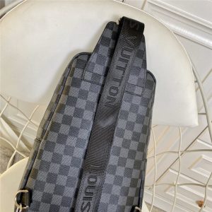 ルイヴィトン ボディバッグ メンズ パロディ風 LOUIS VUITTON ダミエ ...