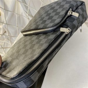 ダミエパターン ボディバッグ ルイヴィトン ボディバッグ メンズ パロディ風 LOUIS VUITTON