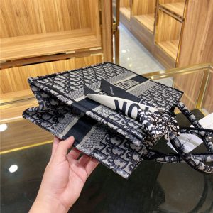 Christian Dior レディース バッグ 激安 ディオール オブリーク ブックトート セレブ愛用 ハンドバッグ スカーフ付き dior風 カバン 新作 ファッション 送料無料 通販