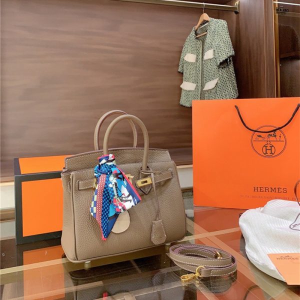 エルメス ハンドバッグ レディース hermes バーキン30 バッグ パロディ風 ショルダーバッグ 2wayトートバッグ レザー スカーフ付き ハイブランドバッグ 長く使える