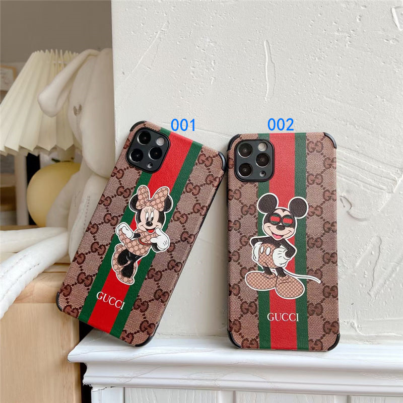 Iphone14 14pro ケース ミッキー グッチ Iphone12pro ケース カップル Iphone12pro Max 12 ケース Gucci コピー