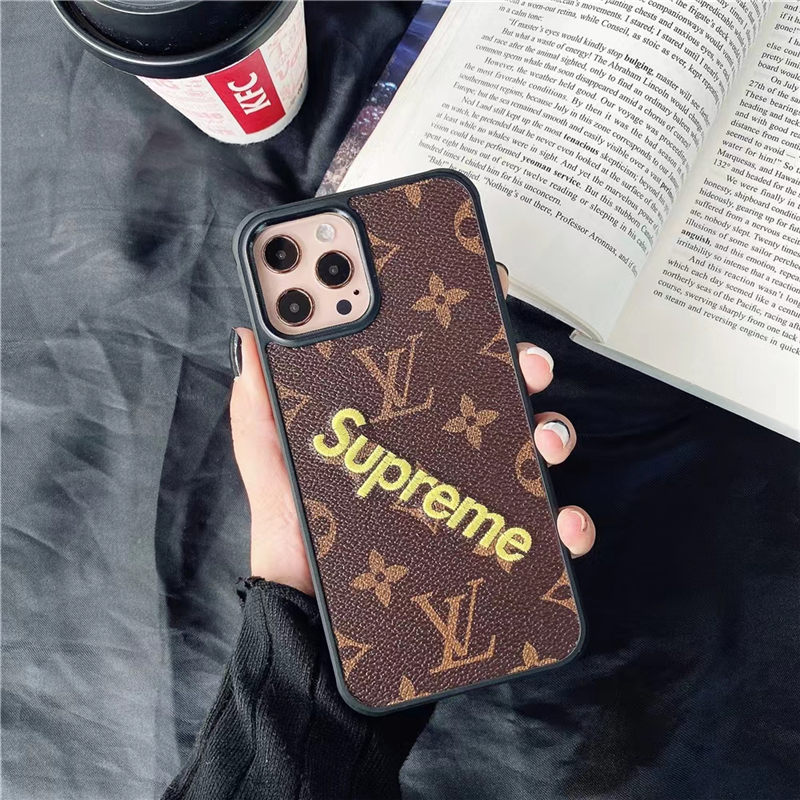 ヴィトン supreme iphone15/14pro ケース メンズ iphone13pro