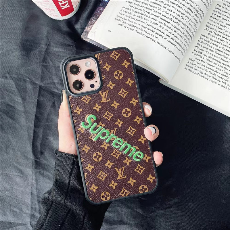 ヴィトン supreme iphone15/14pro ケース メンズ iphone13pro max/12proカバー お揃い vuitton シュプリーム 携帯ケース iphone11 個性的 アイフォンxs 保護カバー モノグラム iphonexs max ケース ブランド通販