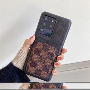 Alternative view of ルイヴィトン ギャラクシーケース s20 カード収納 galaxy s20+/note20 カバー メンズ 人気 ヴィトンパロディ galaxyノート10/note10+ケース ビジネス風 vuttion アンドロイドケース galaxys10 背面ポケット