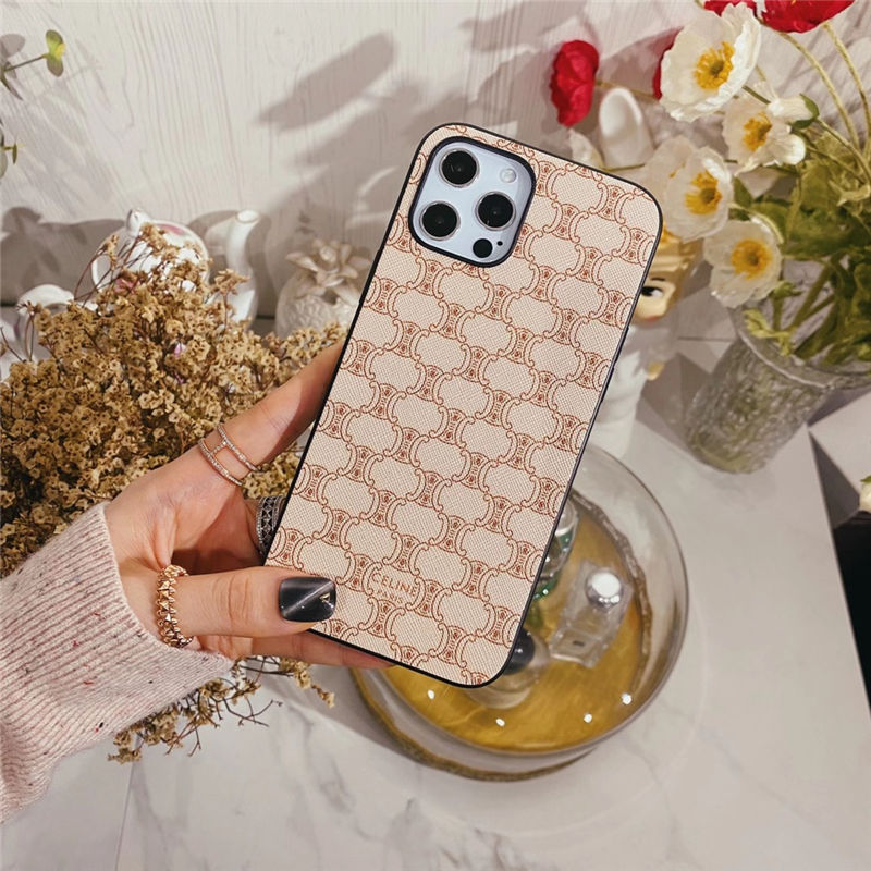 セリーヌ ブランド iphone15/15proケース 可愛い celine 風 iphone14pro/13 保護カバー お揃い シンプル スマホケース11/11pro ちゃんと届く トリオンフ柄 iphonexs max/xr かばー 2021 新作