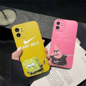 ナイキ キャラクター Iphone12pro Max 12mini カバー スポンジボブ アイフォン12プロ 11ケース