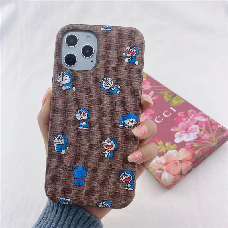 iphone15/14/14pro ケース グッチ ドラえもん iphone14pro/13pro max ケース 可愛い doraemon x  gucci スマホケース