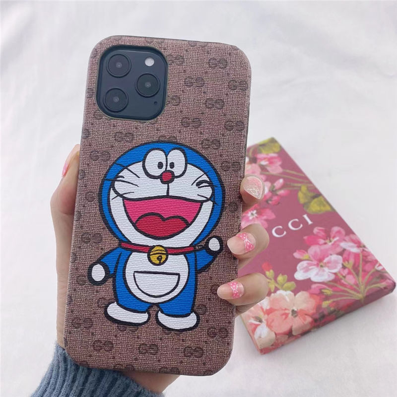 iphone15/14/14pro ケース グッチ ドラえもん iphone14pro/13pro max ケース 可愛い doraemon x  gucci スマホケース