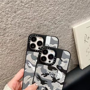 ノース フェイス アイ フォン15/15pro ケース 迷彩 north face iphone13pro/12/11 カバー ハイ ブランド メンズ iphone11ケース カップル 衝撃 に 強い
