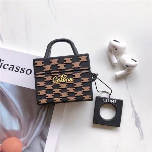 Alternative view of セリーヌ airpods ケース シリコン 韓国 celine airpods pro2ケース ブランド バッグ型 ワイヤレス イヤホン ケース 男女兼用 エア ポッツ プロ ケース 可愛い