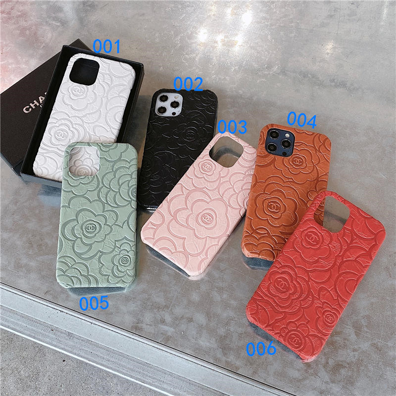 シャネ ル iphone16/15/14 レザー ケース カメリア型押し シャネ ル iphone16/15/14 レザー ケース カメリア型押し
