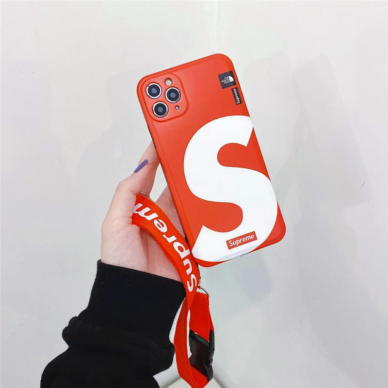 スマホ/家電/カメラ購入日発送supreme iPhone case アイフォンケース8赤