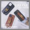 iphone16/16pro max ケース セリーヌ iphone15pro/14/13 携帯カバー ハンド ベルト付き アイフォン12/11 ケース レディース celine風 iphonexs max スマホカバー おしゃれ 韓国