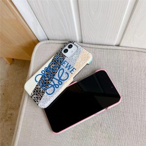 ロエベ iphone16/15pro maxケース 韓国 カップル loewe iphone14/13pro カバー カラフル インスタ風 アイフォン12/11 レザーケース 芸能人愛用