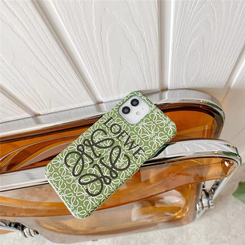 ロエベ iphone16/15pro maxケース 韓国 カップル loewe iphone14/13pro カバー カラフル インスタ風 アイフォン12/11 レザーケース 芸能人愛用