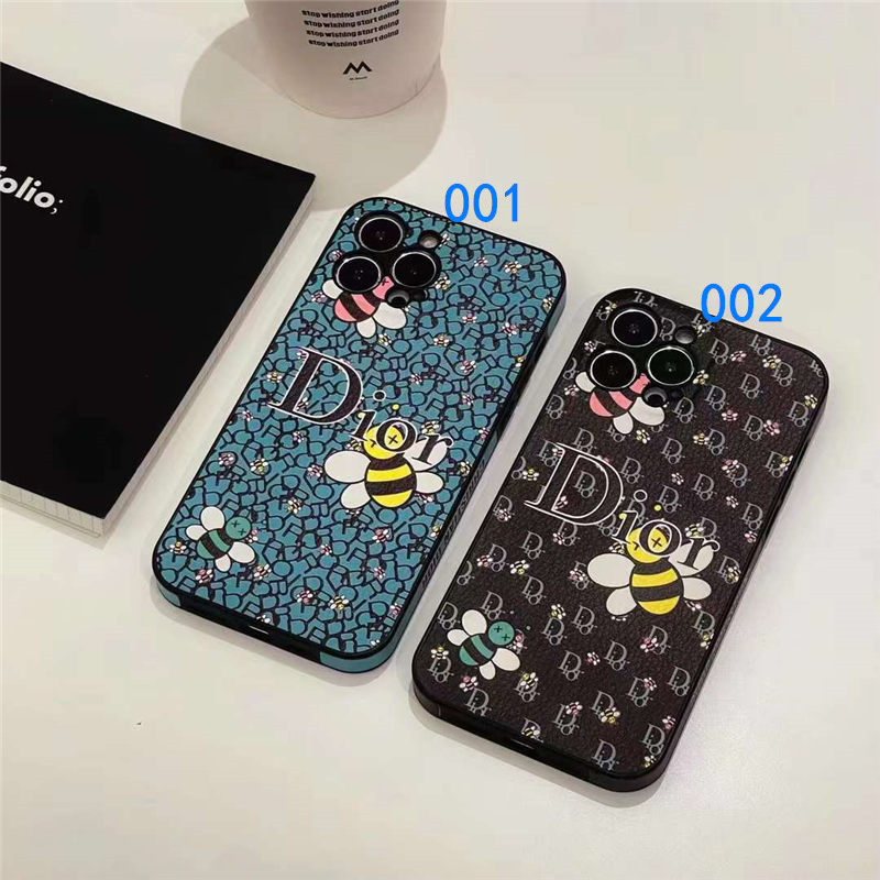 Dior iPhone14Proケース ブラック ブランド iphone14/14 pro max/14 