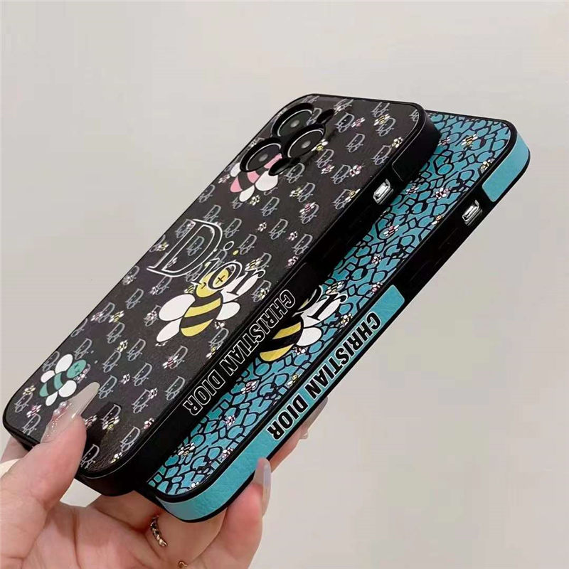 ディオール iphoneケース ペア dior 蜂 iphone14pro/14pro max ケース 