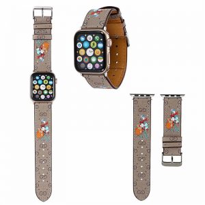 Alternative view of グッチ ドラえもん アップル ウォッチ バンド かわいい apple watch レザー バンド 女性 人気 GUCCI風 apple watch ベルト ブランド 時計ベルト 交換