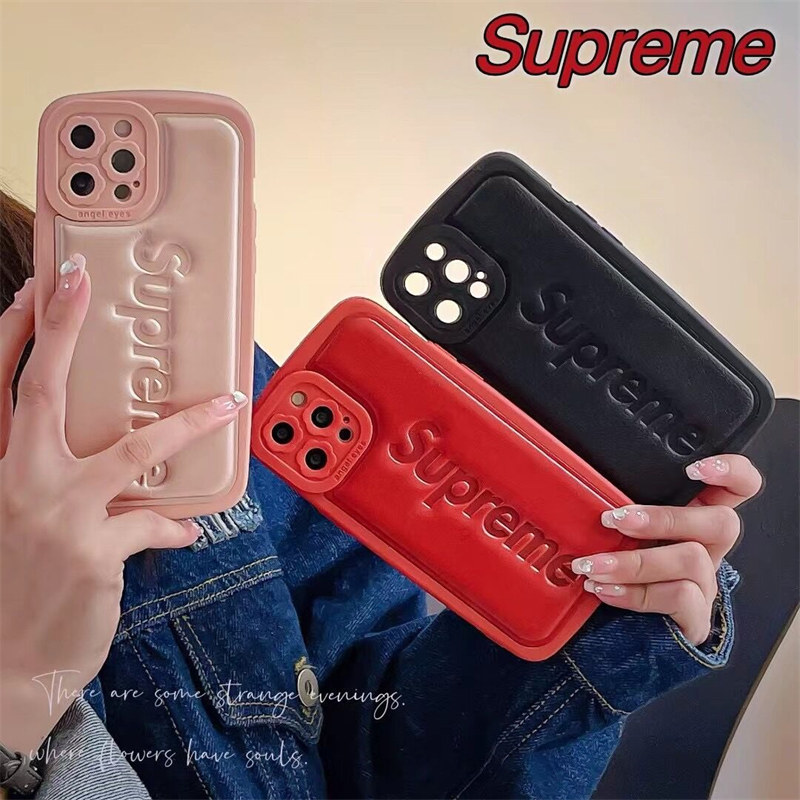 ストリート 系 iphone16 15pro ケース 男 シュプリーム スマホ ケース supreme iphone14 13pro ペア