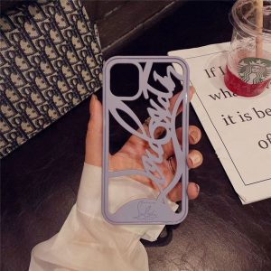 ルブタン iphoneケース 切り抜き christian louboutin カットアウト iphone11pro maxケース