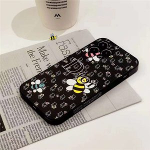 ディオール iphone14/14proケースdior 蜂 iphone13pro/13pro max ケース 大人 可愛い 携帯ケース iphone12 衝撃に強い おしゃれ