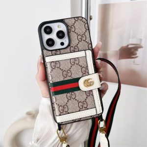 iphone17/17proケース gucci iphone16 ケース 海外 セレブ メンズ グッチ スマホケース 15/14プロマックス カード収納 iphoneケース ショルダー ブランド