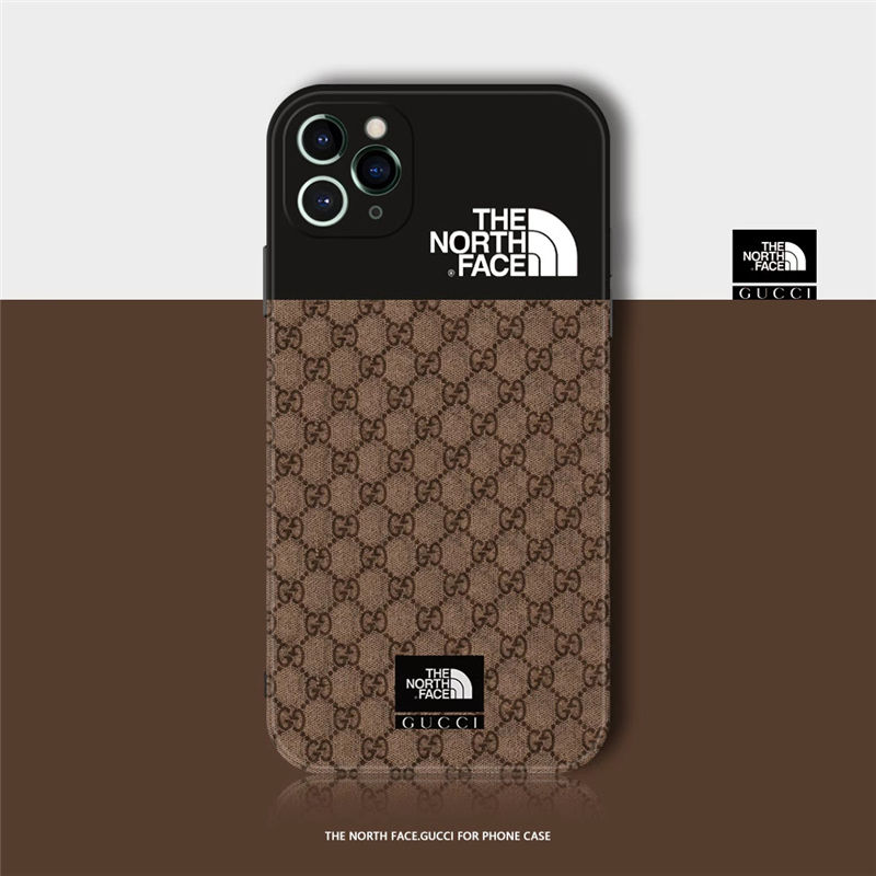 gucci ノース フェイス iphone12pro max/12mini ケース 海外 セレブ メンズ