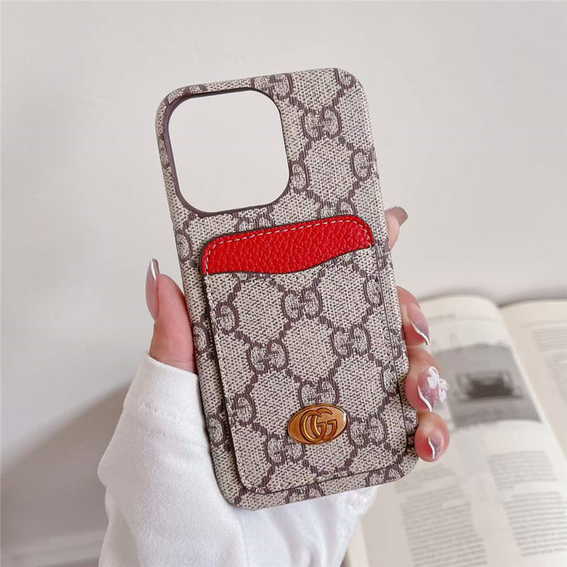 グッチ スマホケース 財布一体 iphone16E/16pro/15pro max 携帯カバー  