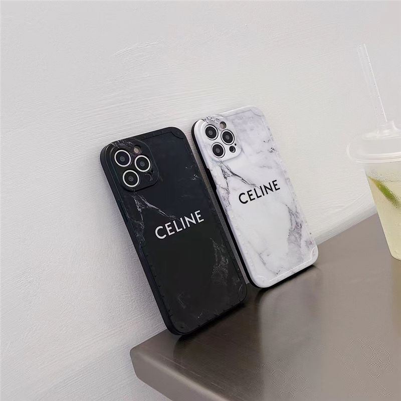 セリーヌ スマホ ケース 安い celine風 iphone16/15pro ケース ペア 大理石風 iphone14/13pro maxケース 韓国 流行り アイフォン12/11 携帯カバー 衝撃 に 強い
