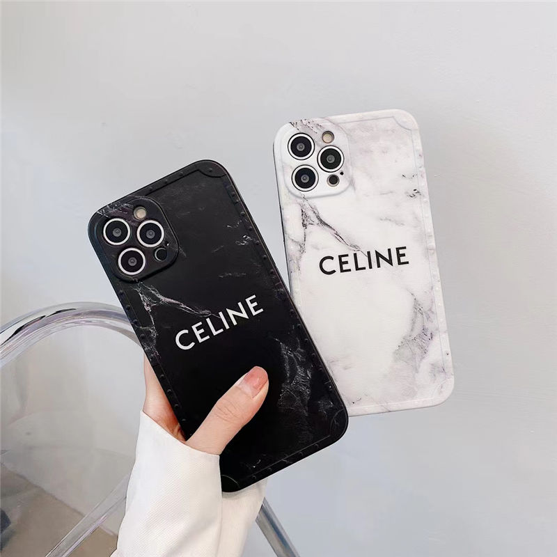 セリーヌ スマホ ケース 安い celine風 iphone16/15pro ケース ペア 大理石風 iphone14/13pro maxケース 韓国 流行り アイフォン12/11 携帯カバー 衝撃 に 強い
