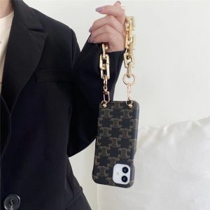 セリーヌ 風 iphoneケース チェーン Celine iphone12/12pro max