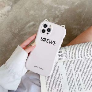 ロエベ トトロ iphone12pro max/11proケース iFace風 まっくろくろすけ loewe iphone12/xs max/10rケース おもしろ 猫耳 iphonexs/7p/8plus ケース 衝撃 に 強い かわいい