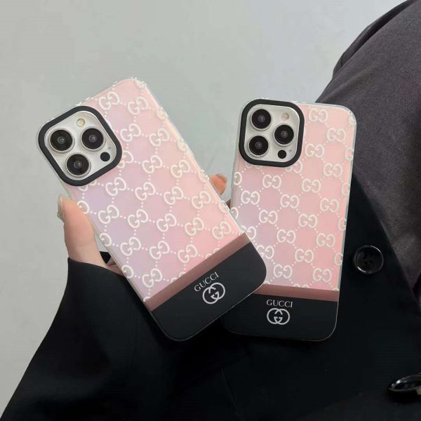 gucci iphone14ケース オーロラ グッチ風 アイフォン14pro max/13pro ケース ピンク iphone13/12ケース オシャレ ブランド