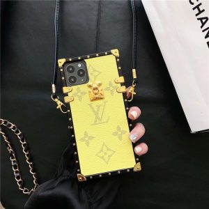 iphone16/16pro 携帯 カバー ブランド LV アイ トランク iphone15/14pro ショルダーケース ヴィトン風 アイフォン13pro max/12/11 ケース レッド ピンク スマホケース 斜め掛け おしゃれ