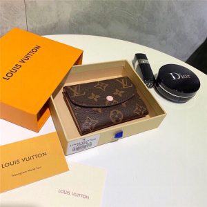 ルイヴィトン・ポルトモネロザリ・ミニ財布 使いやすい LV ミニ ウォレット レディース 小銭入れ コイン ケース ハイ ブランド センス の いい プレゼント 女性 10000 円