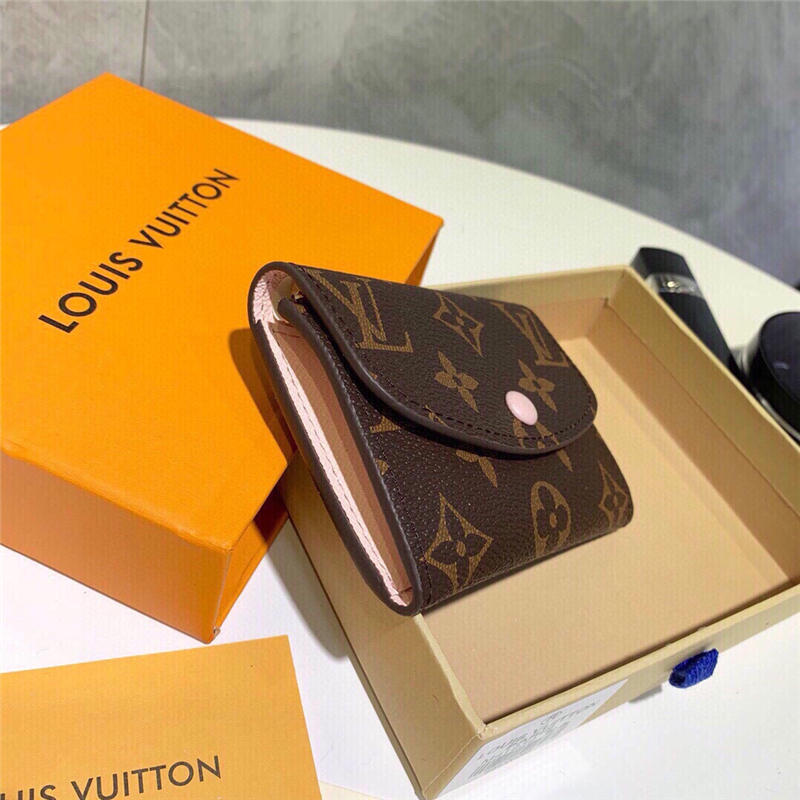 LOUIS VUITTON ルイヴィトン　ミニ財布　ポルトモネ・ロザリ　ピンク