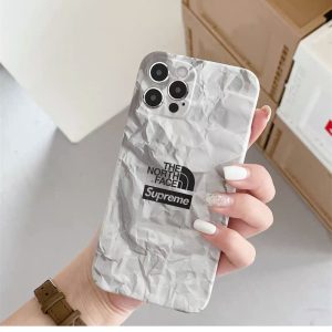 Alternative view of iphone16/16promax ケース supreme ノース フェイス 2024 iphone15/14pro ケース シワ夜光 おしゃれ iphone13pro/12 ケース 男女兼用 アイフォン11pro maxカバー おすすめ