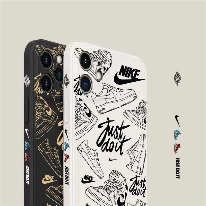 iphone16/16pro ケース nike iphone15pro max ケース 高校生 中学生 スマホケース14/13/12 人気 スニーカー柄 iphone11 ケース 個性 的 アイフォンカバー かっこいい