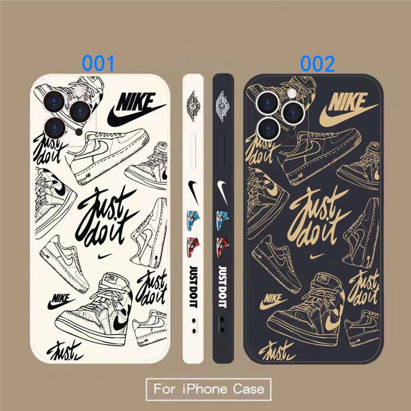 iphone16/16pro ケース nike iphone15pro max ケース 高校生 中学生 スマホケース14/13/12 人気 スニーカー柄 iphone11 ケース 個性 的 アイフォンカバー かっこいい