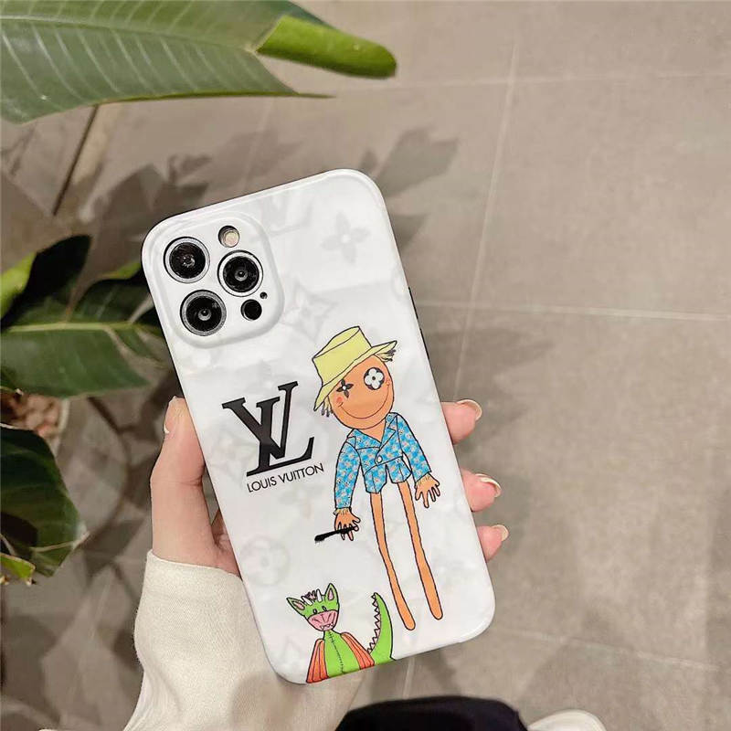 Iphone14 14plus 13 ケース ヴィトン キャラクター Iphone12 12プロ カバー 頑丈 かわいい
