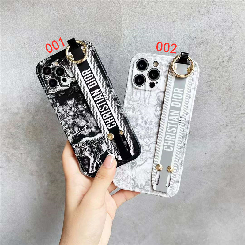 dior風 iphone16/15pro ストラップ ケース お洒落 iphone14pro/13pro 