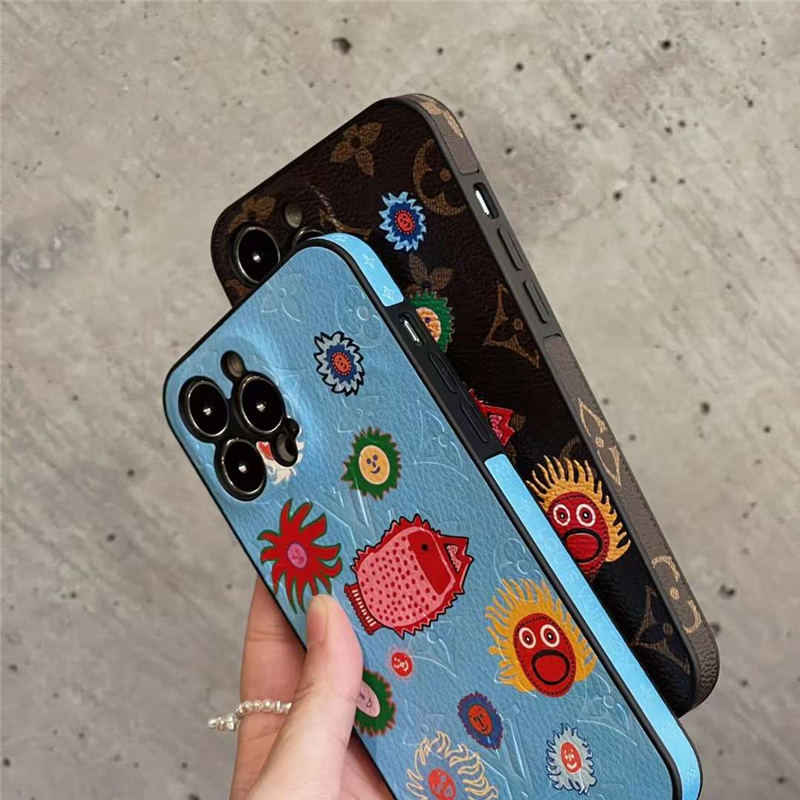 iphone16pro/16pro max ケース ヴィトン 草間 彌生 iphone15/14/13 