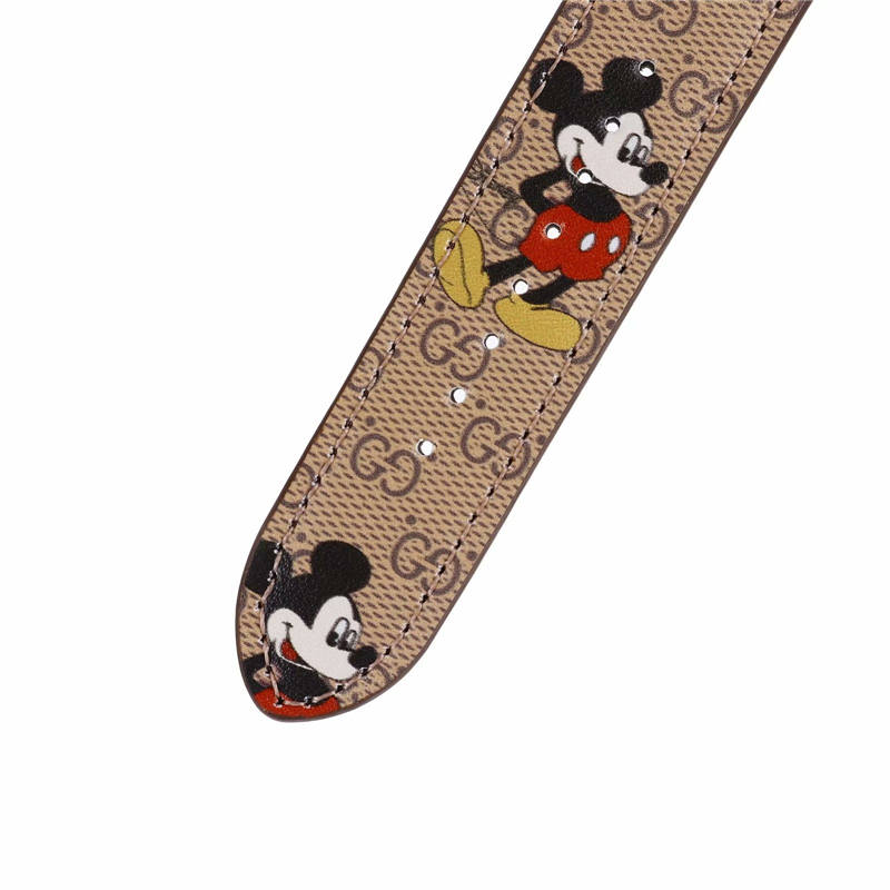 ディズニー アップル ウォッチ バンド グッチ ミッキー apple watch バンド 可愛い リベット スマート ウォッチ 替え バンド Apple Watch3 4 5 se 時計 革 ベルト ハイブランド プチギフト