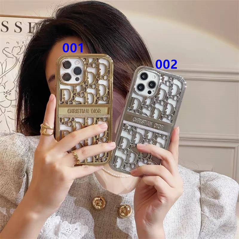 iphone16plus/16proケース 人気 女子 dior風 iphone15/14プロケース 