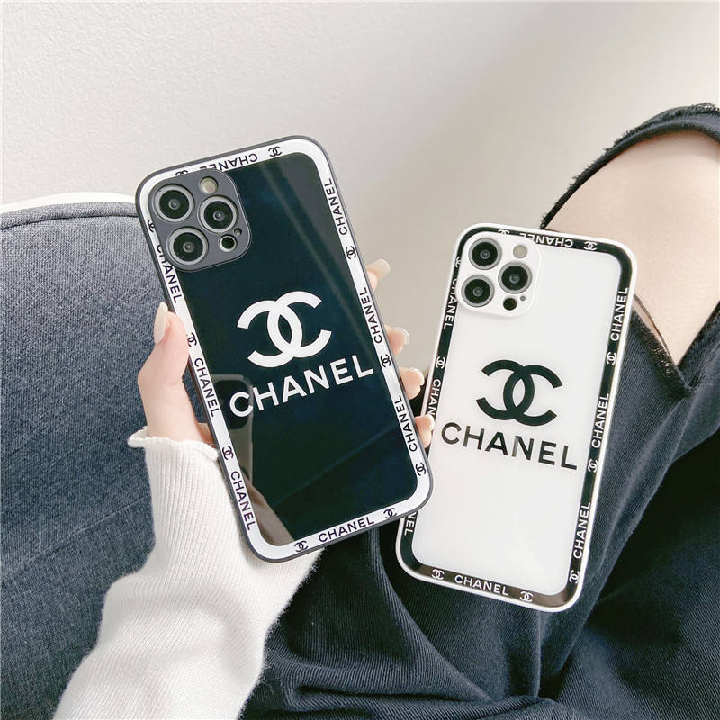 シャネル iphone15/15pro ガラスケース お 揃い chanel iphone14/13pro max/11ケース