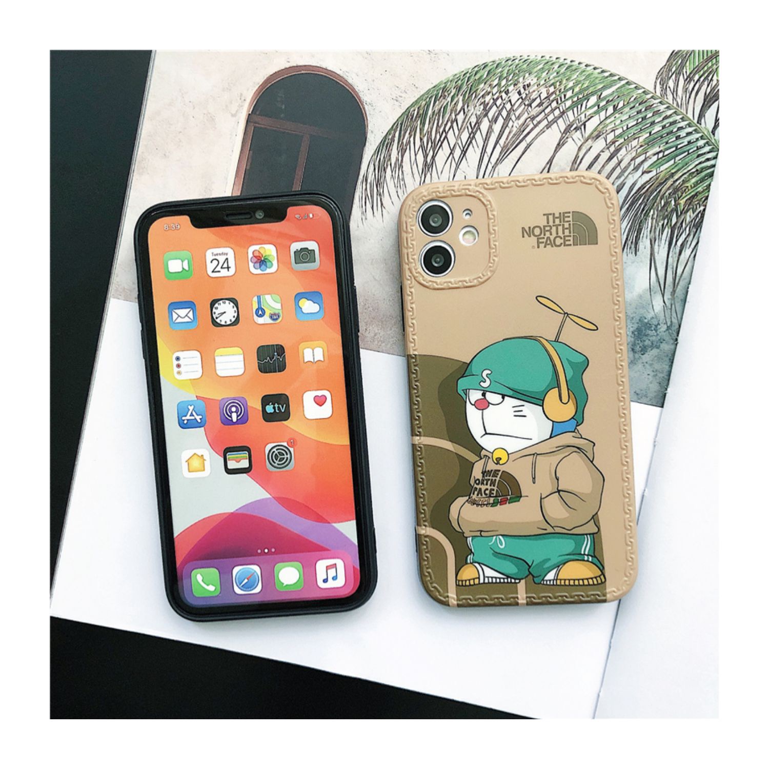 Iphone13pro 12 ケース ノース フェイス ドラえもん Iphone12pro Maxケース ブランド メンズ