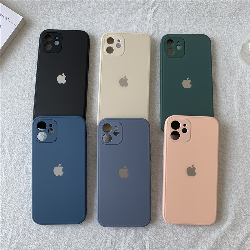 Appleロゴ スマホケース シンプル 韓国 iphone12pro maxケース お 揃い オシャレ 指紋防止