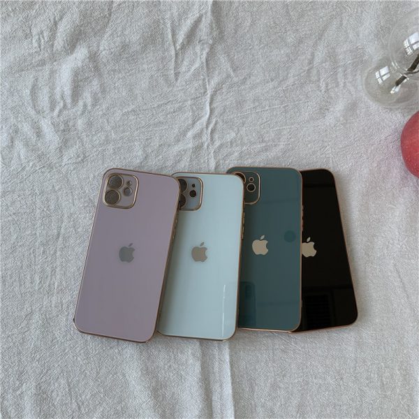 iPhone15/14proケース メッキフレーム iphone12pro max ガラスケース お揃い スマホケース iphone11pro オシャレ おすすめ