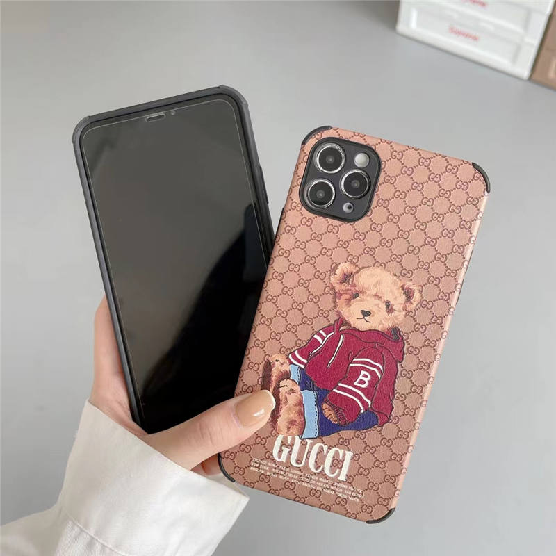 Iphone13pro 13pro Max ケース Gucci クマ Iphone12 11 ケース 芸能人 21
